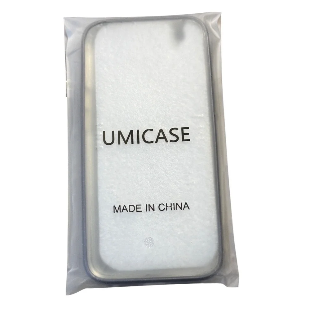 UMICASE iPhone 12 Pro Max Case Clear Rhinestone Bow Jeweled Camera Cover Silver
